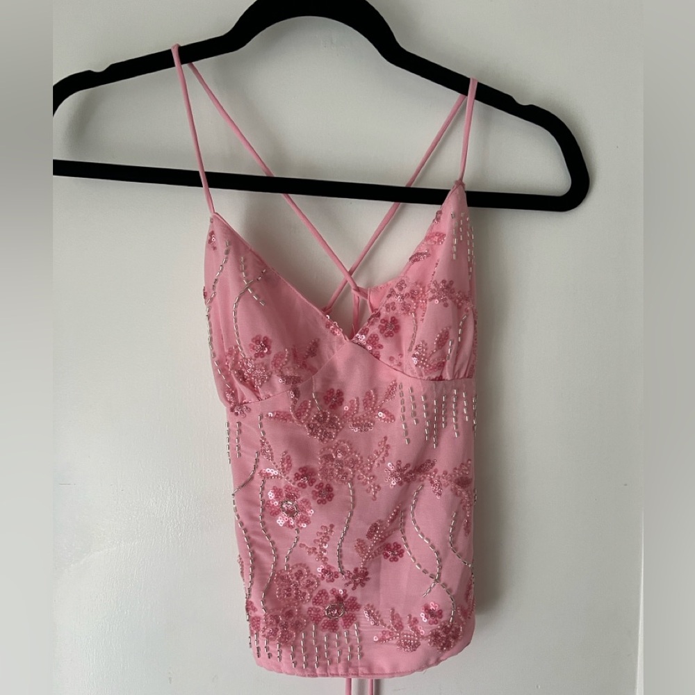 Peppermayo Kamilla Sequin Kami Top